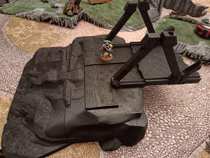 Modular METAL BRIDGES Terrain Cityscape Set, Perfect for Tabletop Wargames by Txarli Factory