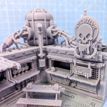 Rot River Pub - Risor District - Sci-Fi City Skirmish Wargaming Terrain by Print Minis