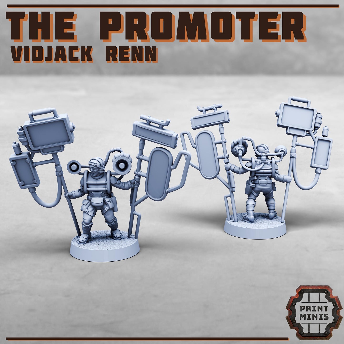 The Promoter - Vidjack Renn -  Sci-Fi Grimdark Civilians by Print Minis