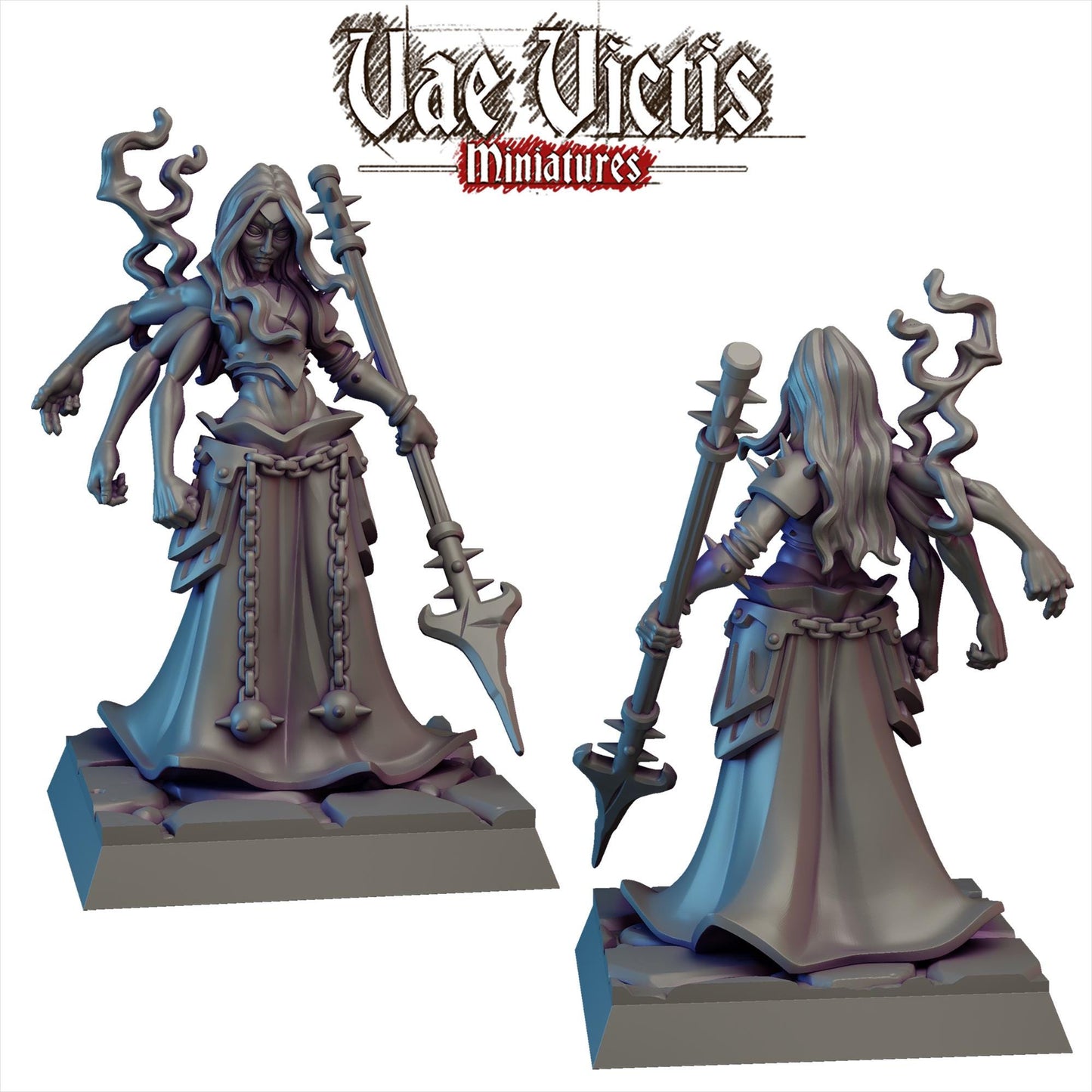 Ruined City Cultists,Fantasy Miniatures by Vae Victis, perfect for Fantasy Wargames and RPGs