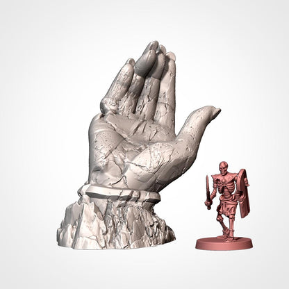 Modular ELF CONSTRUCTIONS terrain by Txarli Factory Fantasy Terrain Ruined Statues Set, Perfect for Tabletop Wargames