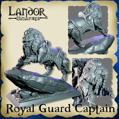 Royal Guard Captain, Modular High Elven miniatures by Landor Miniatures! High Elves for Fantasy Wargames