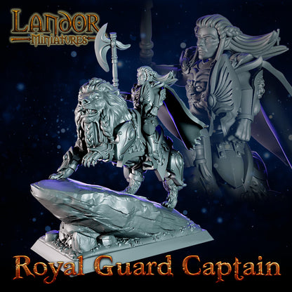 Royal Guard Captain, Modular High Elven miniatures by Landor Miniatures! High Elves for Fantasy Wargames