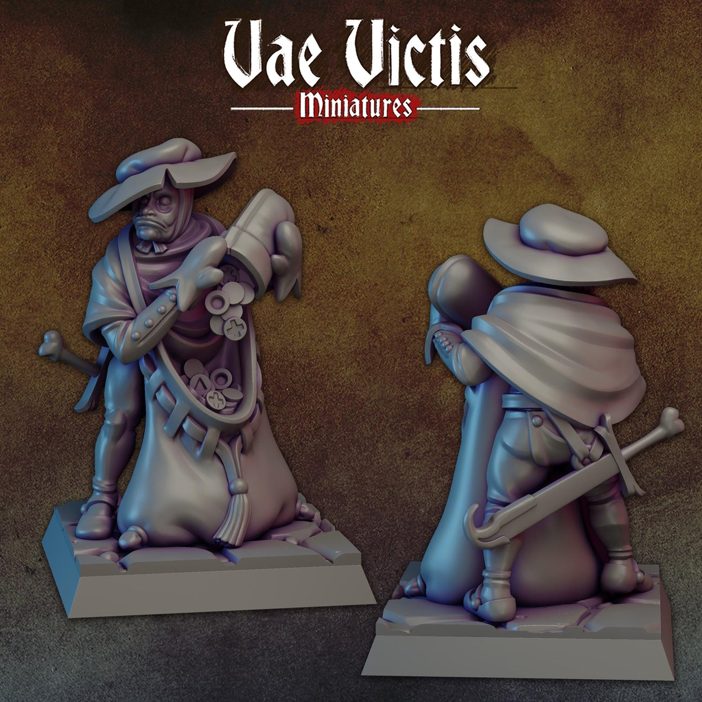 Modular Blood and Gold Mercenaries, Bits and Weapon Conversions by Vae Victis, perfect for Fantasy tabletop Wargames
