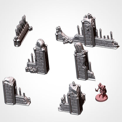 GRAVEYARD Modular Wargaming Gothic Necropolis Terrain by Txarli Factory for Tabletop Wargames