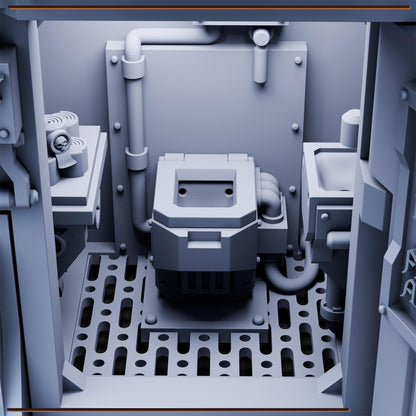 Mama's Crappers - Risor District Toilet - Sci-Fi City Skirmish Wargaming Terrain by Print Minis