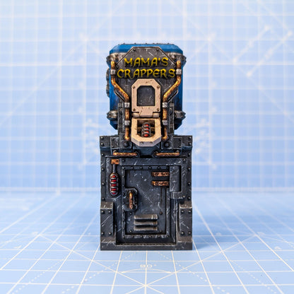 Mama's Crappers - Risor District Toilet - Sci-Fi City Skirmish Wargaming Terrain by Print Minis
