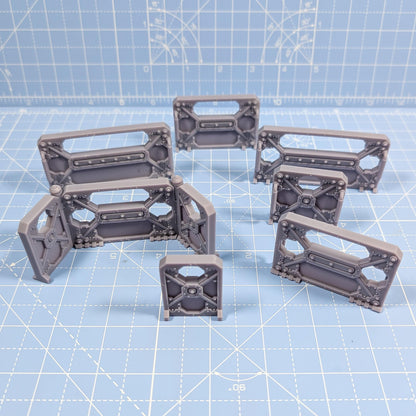 Gang Barricades - Sci-Fi City Skirmish Wargaming Terrain by Print Minis