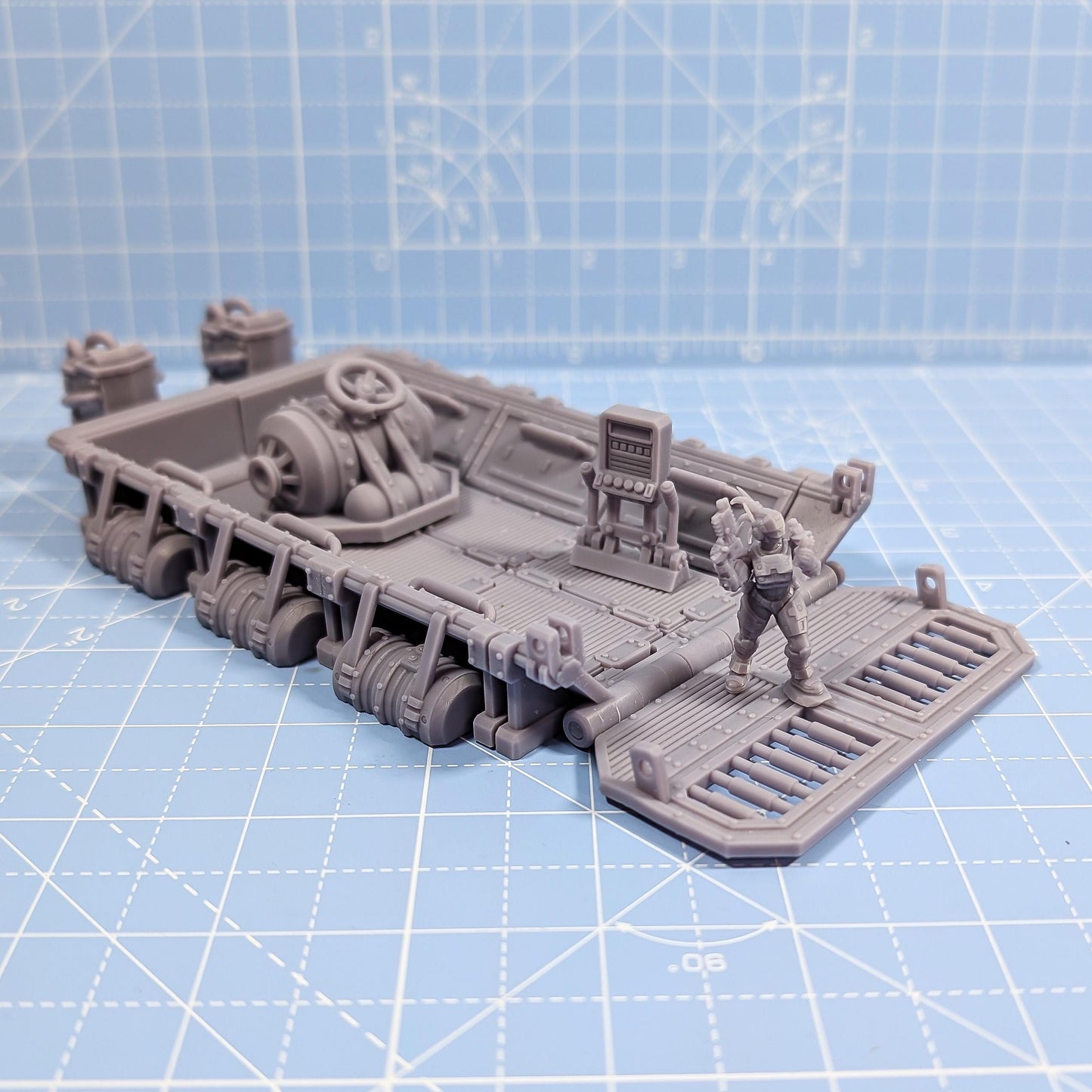 Scumrider - Sump Raft - Sci-Fi City Skirmish Wargaming Terrain by Print Minis