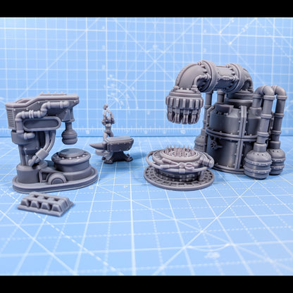 Forge Works - Ironworks Expansion - Sci-Fi Space Industrial Terrain by Print Minis