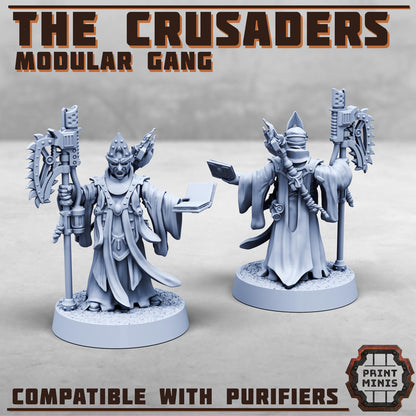 The Crusaders - Purifier Gang - Sci-Fi Grimdark City Skirmish Warfare Purifier Mercenaries