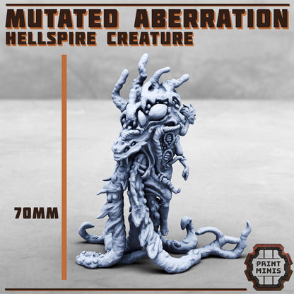 Mutated Aberration - Hellspire Splicers -  Sci-Fi Grimdark Splicers by Print Minis
