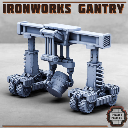 Forge Works - Ironworks Expansion - Sci-Fi Space Industrial Terrain by Print Minis