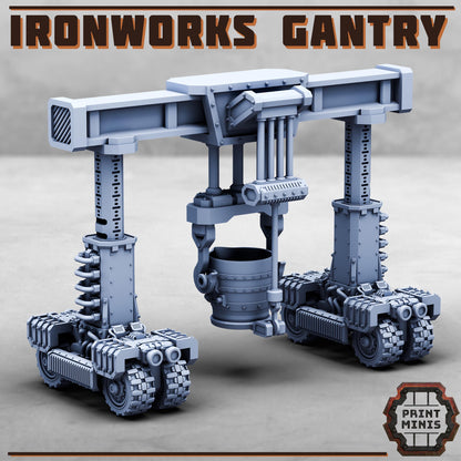 Forge Works - Ironworks Expansion - Sci-Fi Space Industrial Terrain by Print Minis