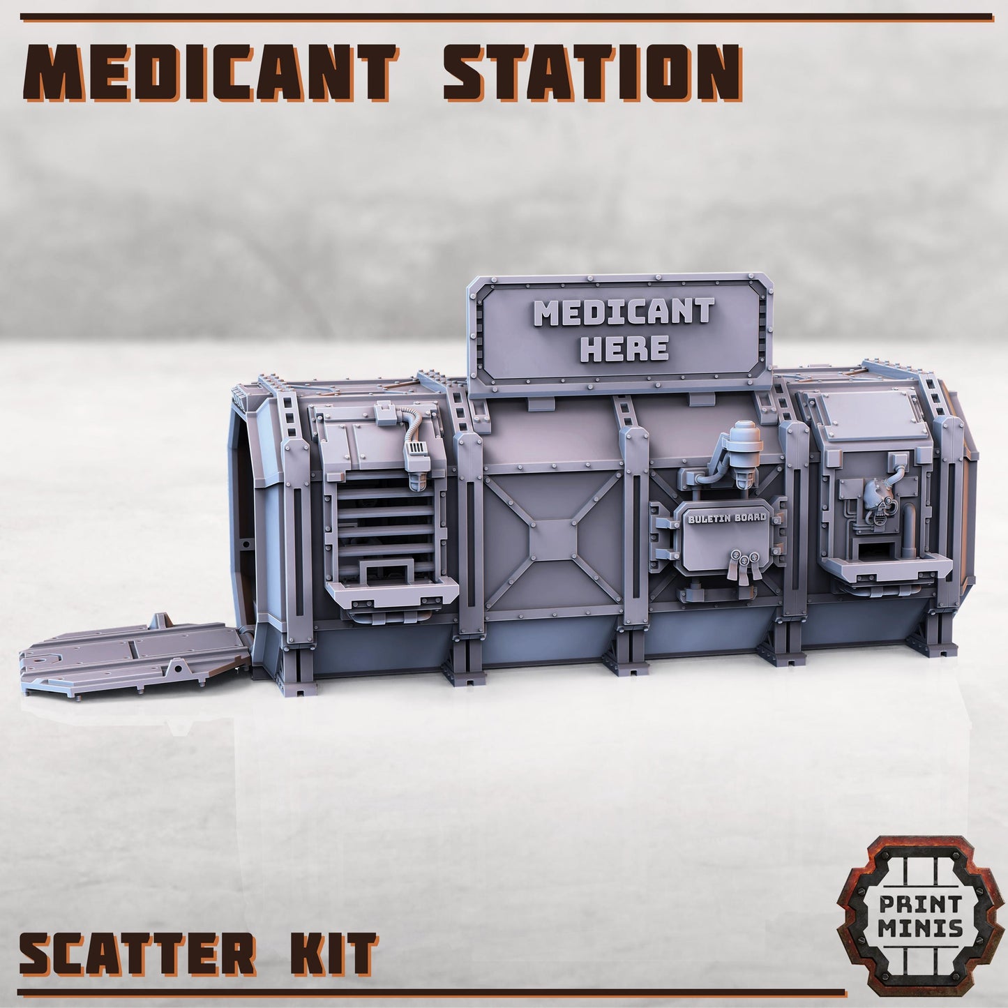 Ultimate Container SCATTER Kit - Sci-Fi Space Industrial Terrain by Print Minis