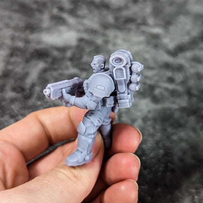 Armatis Mors - Scouts Squad - Futuristic Marine Army, Sci-Fi Space Warriors by Print Minis