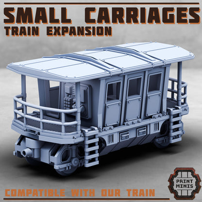 Ash Canyon Express - Sci-Fi Space Industrial Steampunk Train by Print Minis