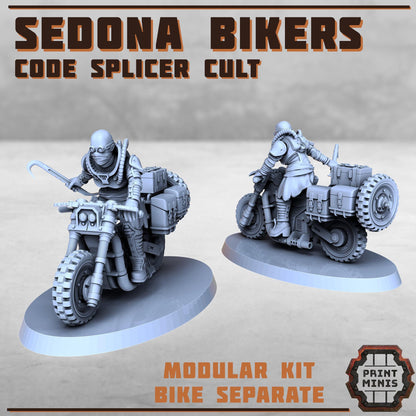Sedona Bikers - Code Splicer Cult -  Sci-Fi Grimdark Vehicles by Print Minis