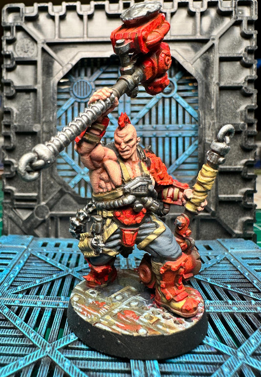 Ivar Bonecrusher - Fleshforged Bounty Hunter - Sci-Fi Grimdark Mercenaries by Print Minis