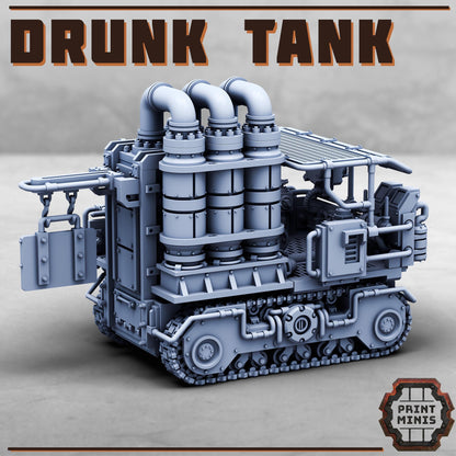 Drunk Tank with Bar Keeper - Sci-Fi Grimdark Mercenaries by Print Minis