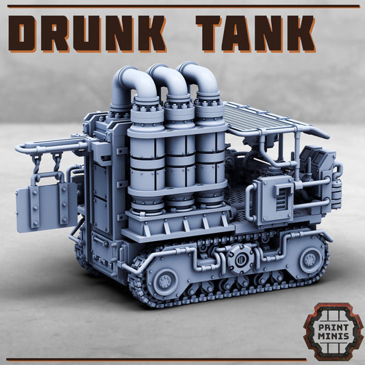 Drunk Tank with Bar Keeper - Sci-Fi Grimdark Mercenaries by Print Minis