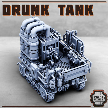 Drunk Tank with Bar Keeper - Sci-Fi Grimdark Mercenaries by Print Minis