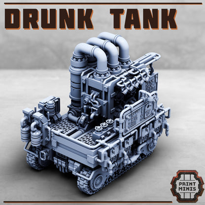 Drunk Tank with Bar Keeper - Sci-Fi Grimdark Mercenaries by Print Minis