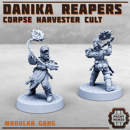 Danika Reapers - Corpse Harvester Cult -  Sci-Fi Grimdark Gang by Print Minis