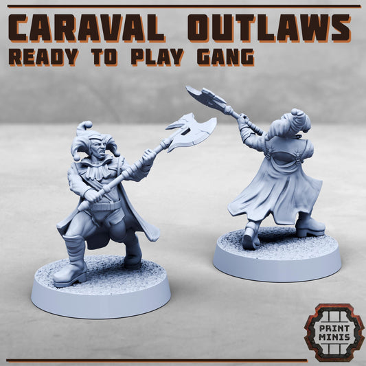 House Caraval Outlaws -  Sci-Fi Grimdark Splicers by Print Minis