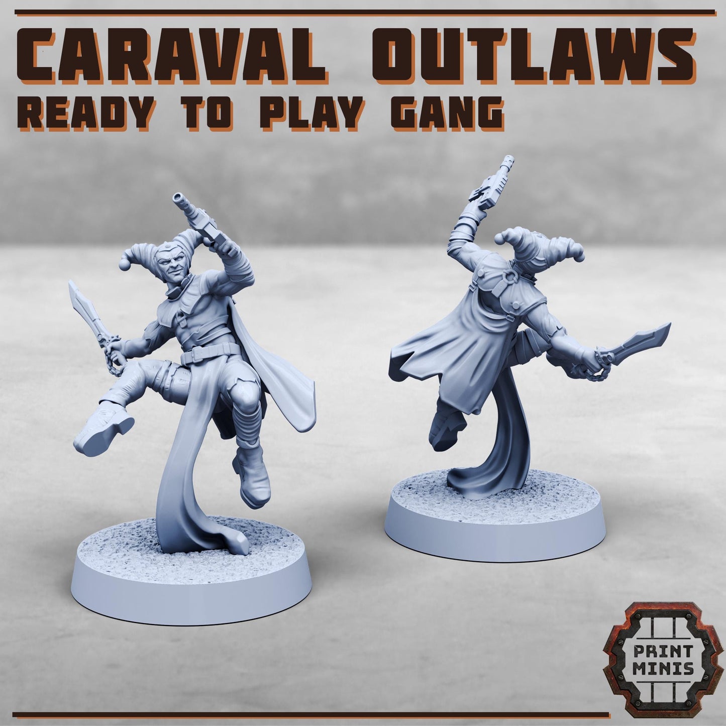 House Caraval Outlaws -  Sci-Fi Grimdark Splicers by Print Minis