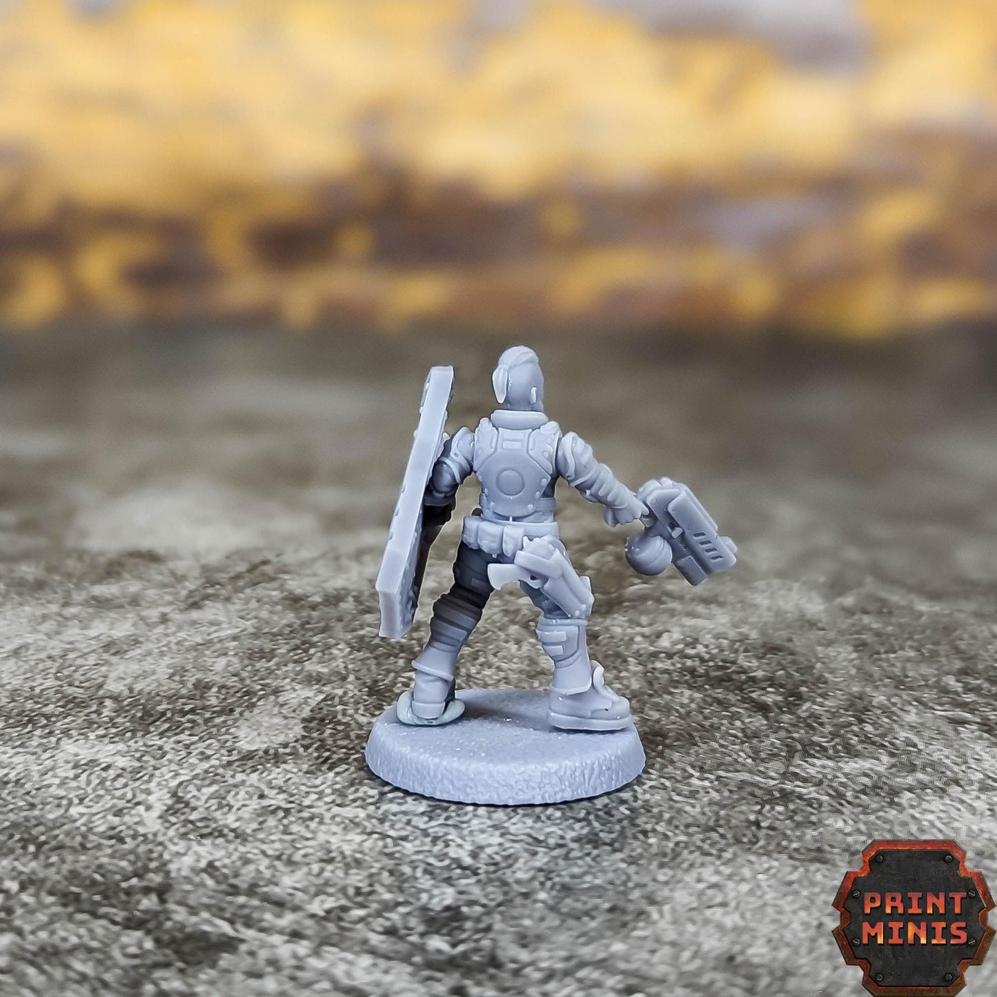 Sci-Fi Grimdark Mercenaries Miniatures – City Watch Enforcers