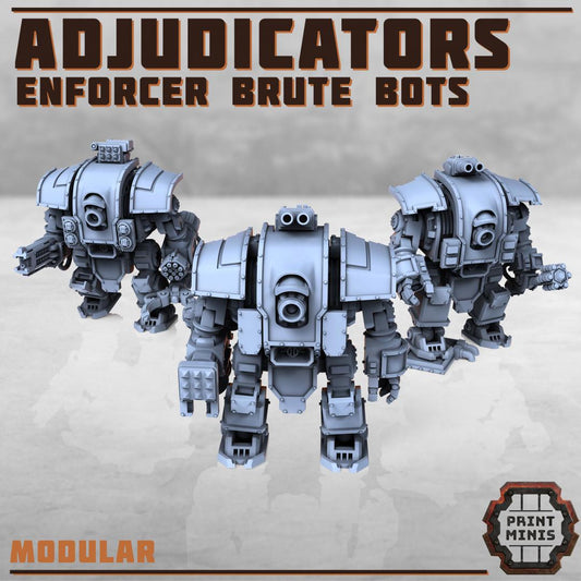 City Watch Police Enforcers -  Sci-Fi Grimdark Tech Hunter Mercenaries by Print Minis