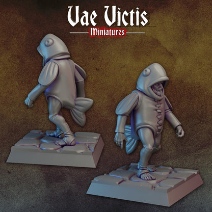 Modular Mercenary River Patrol Miniatures, Bits and Weapon Conversions Fantasy by Vae Victis, perfect for Fantasy tabletop Wargames
