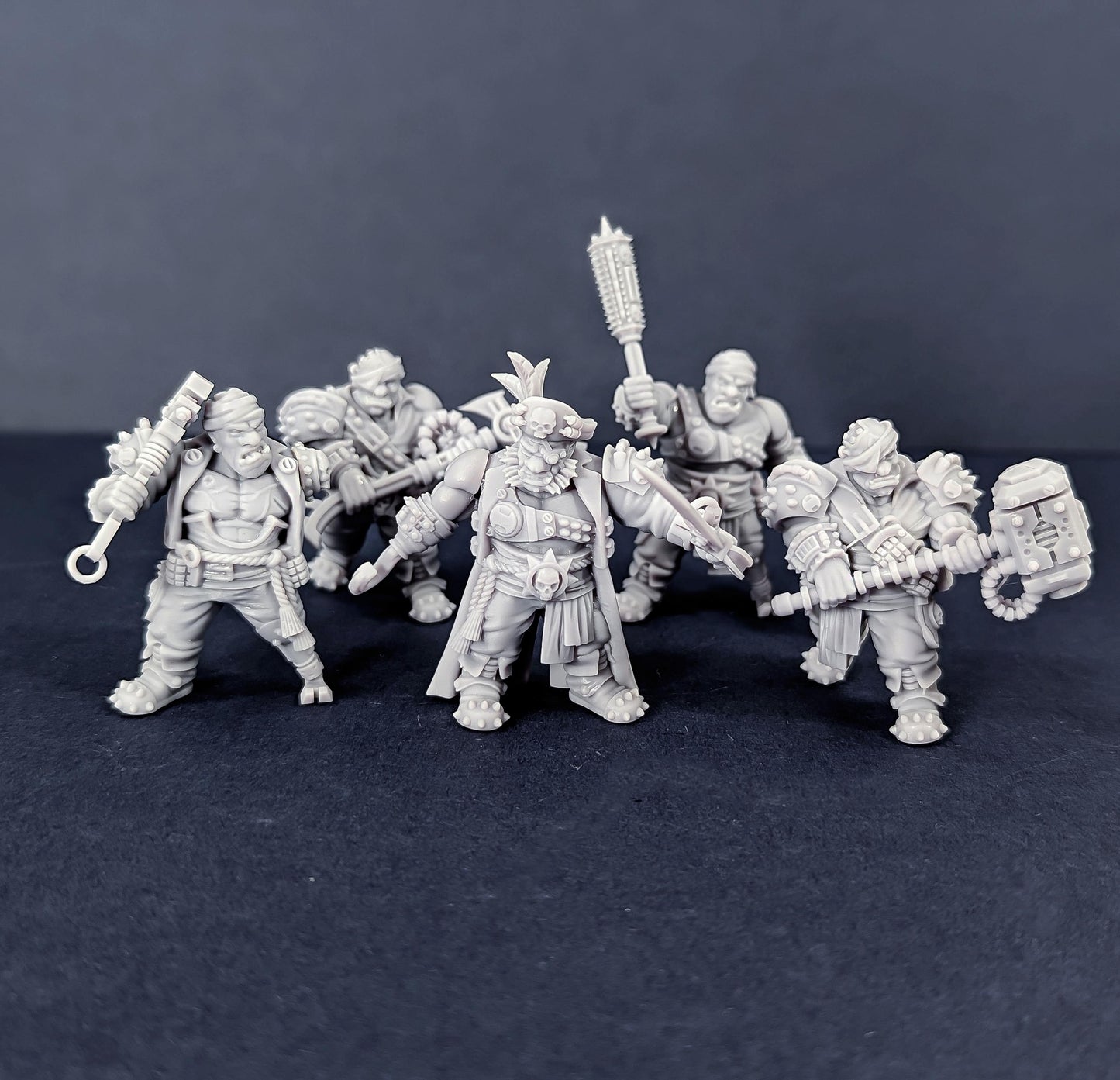 Male Pirate Ogres -  Sci-Fi Grimdark Ogres by Print Minis
