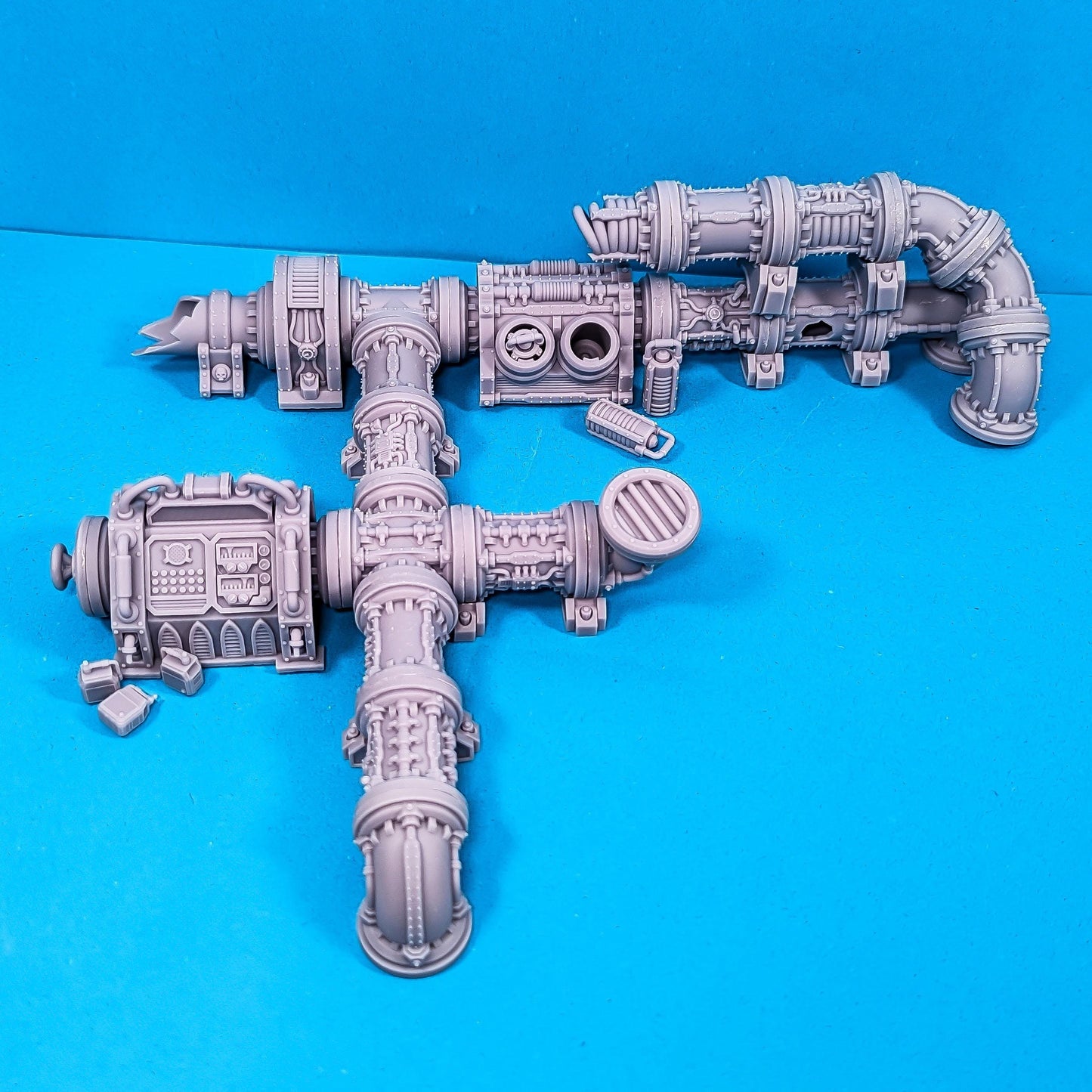 Ranvik Pipes Kit - Sci-Fi Space Industrial Terrain by Print Minis