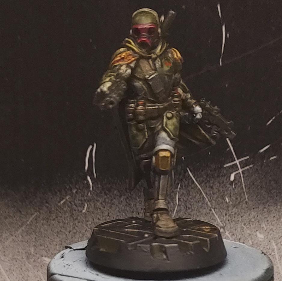 Axis Gallium - Cyborg Bounty Hunter -  Sci-Fi Grimdark Mercenaries by Print Minis