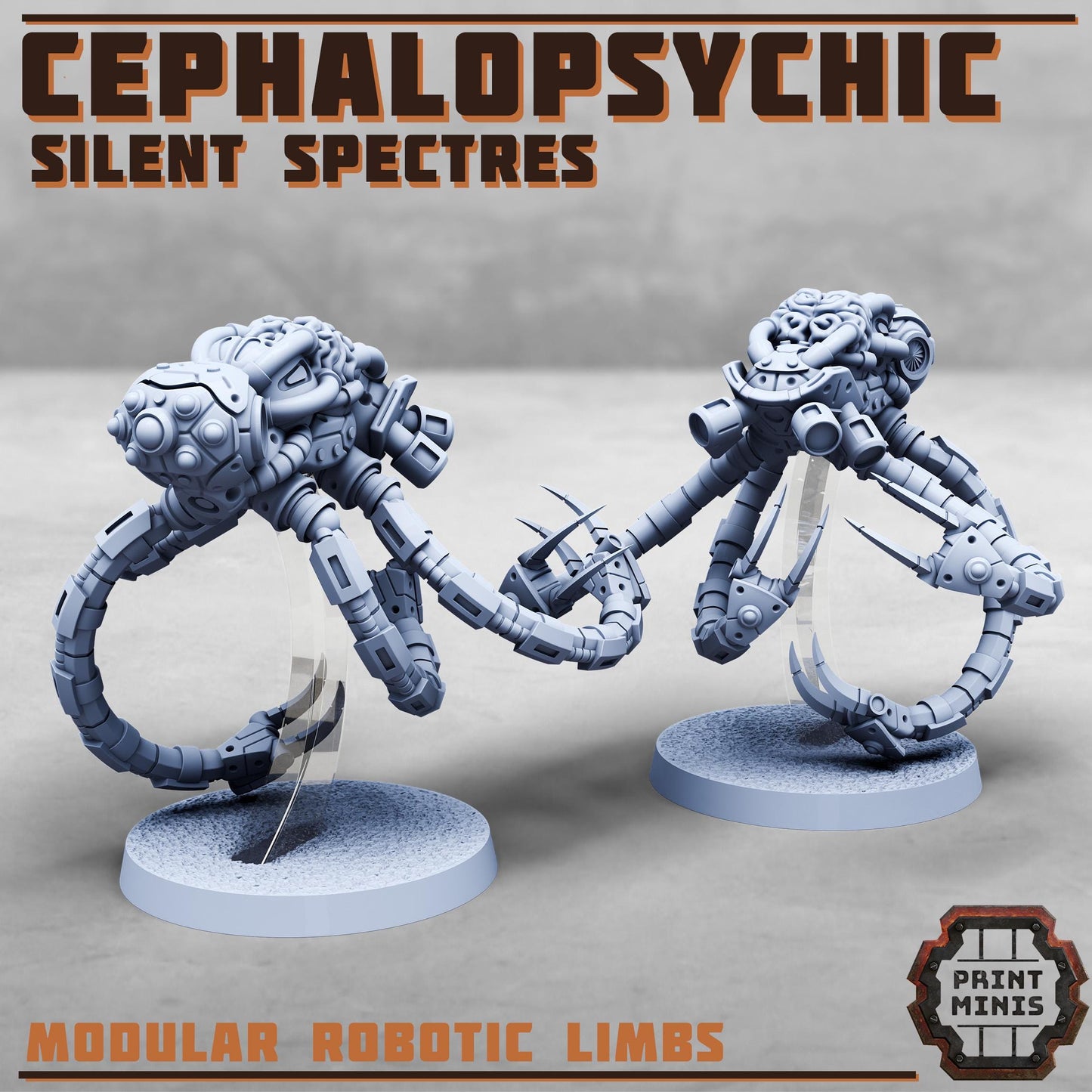 Silent Spectres Ultimate Expansion - Silent Spectres Gang - Sci-Fi Grimdark Mercenaries by Print Minis