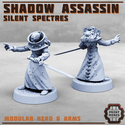 Silent Spectres Ultimate Expansion - Silent Spectres Gang - Sci-Fi Grimdark Mercenaries by Print Minis