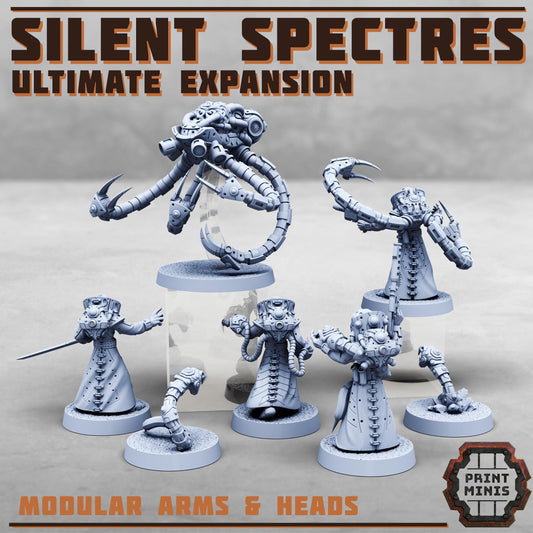 Silent Spectres Ultimate Expansion - Silent Spectres Gang - Sci-Fi Grimdark Mercenaries by Print Minis