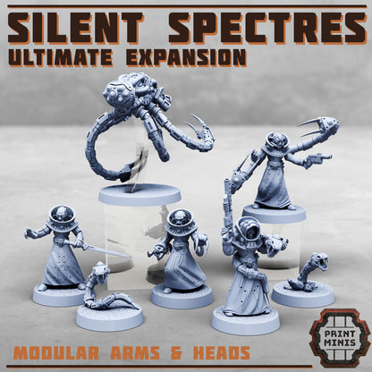 Silent Spectres Ultimate Expansion - Silent Spectres Gang - Sci-Fi Grimdark Mercenaries by Print Minis