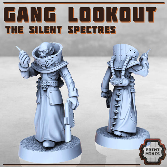 Gang Look Out - The Silent Spectres - Sci-Fi Grimdark Mercenaries by Print Minis