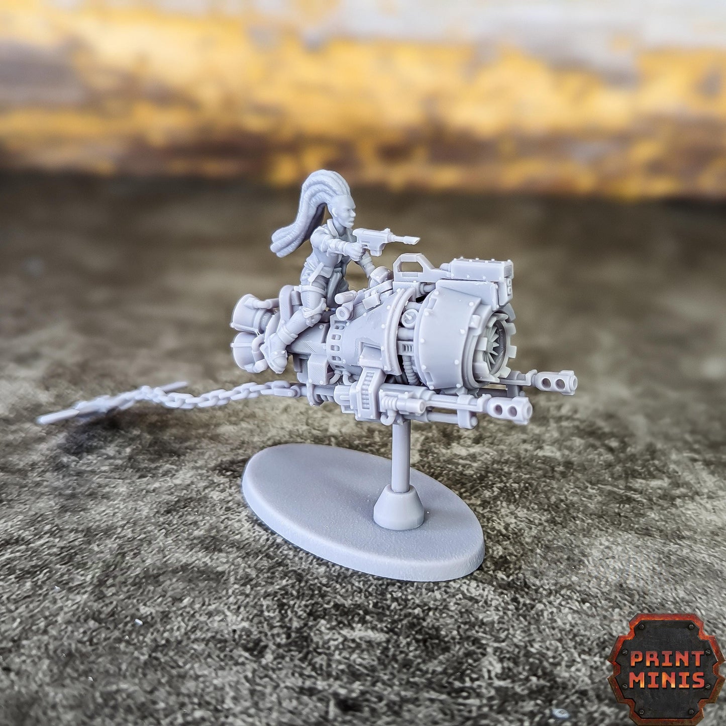 Bitter Nightshades Gang - Sci-Fi Grimdark City Skirmish Warfare Female Mercenaries by Print Minis