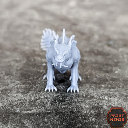 Neofelis - Bitter Nightshade Gang Pets -  Sci-Fi Grimdark City Skirmish Warfare Female Mercenaries by Print Minis