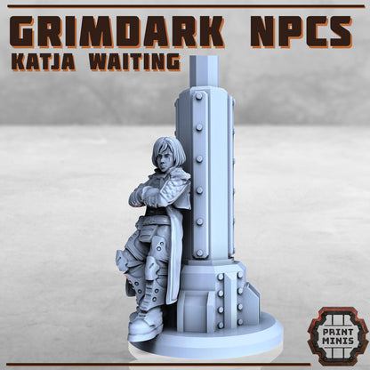 Grimdark NPCs Kit -  Sci-Fi Grimdark Civilians by Print Minis