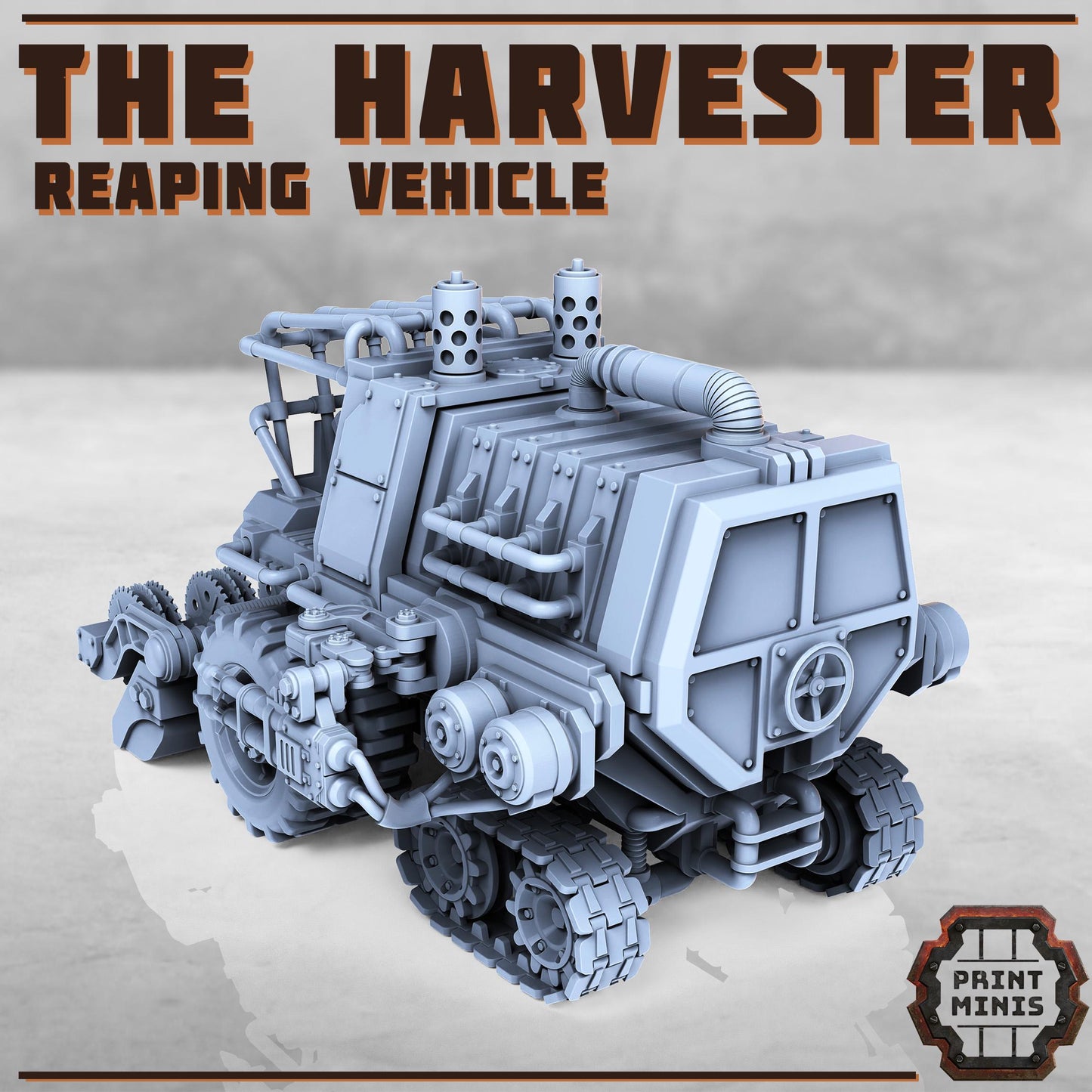 The Harvester Truck - Corpse Harvester Cult -  Sci-Fi Grimdark Gang by Print Minis