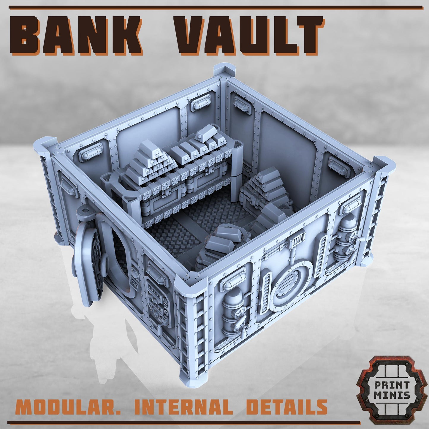 Bank Vault - Sci-Fi Space Industrial Terrain by Print Minis