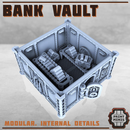 Bank Vault - Sci-Fi Space Industrial Terrain by Print Minis