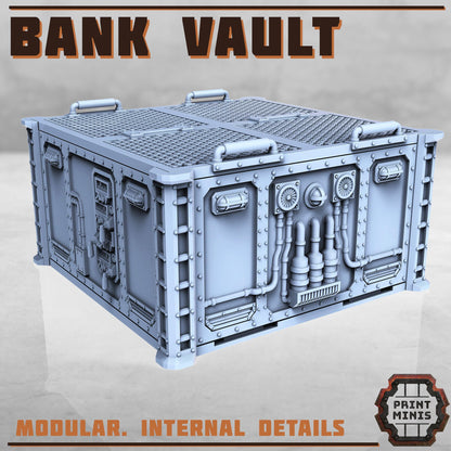 Bank Vault - Sci-Fi Space Industrial Terrain by Print Minis
