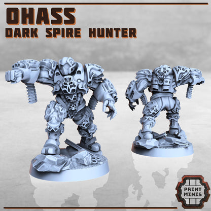 Dark Spire Hunters -  Sci-Fi Grimdark Mutant Hunters by Print Minis