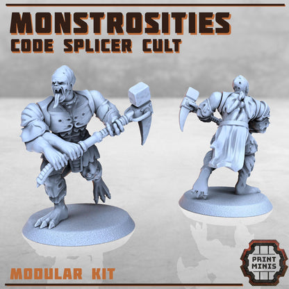 Monstrosities - Code Splicer Cult -  Sci-Fi Grimdark Splicers by Print Minis